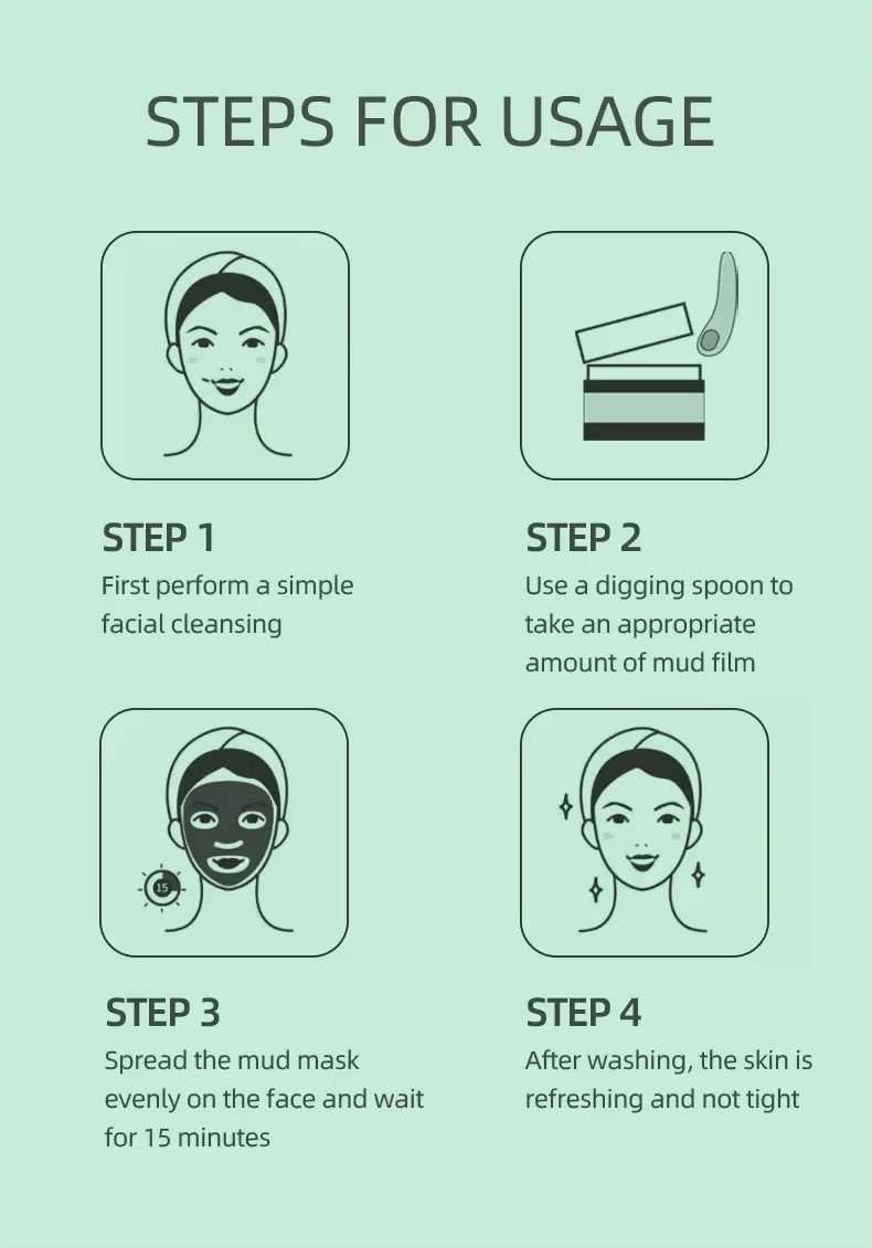 Masque Facial - Avocat ou Thé vert - élimination hydratante, blanchiment des points noirs, soins pour la peau